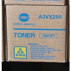 Toner TN-619Y Yellow Konica Minolta Bizhub Press C1060/C1070/C1070P A3VX250 oryginał Toner TN-619Y Yellow Konica Minolta Bizhub Press C1060/C1070/C1070P A3VX250 oryginał