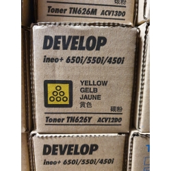 Toner TN-626Y do Develop ineo+ 450i/+ 550i/+ 650i Yellow Oryginalny