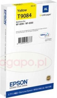 Tusz  Epson T9084 (C13T908440) Żółty - Epson WorkForce Pro WF-6590 DWF