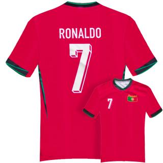 EURO 2024 PORTUGALIA RONALDO 7 Koszulka Piłkarska Dziecięca