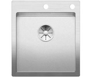 Zlewozmywak Blanco CLARON 400-IF/A stal Durinox z korkiem aut. z InFino Push Control 523392