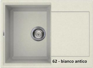 Zlewozmywak Elleci EASY 135 Bianco Antico 62