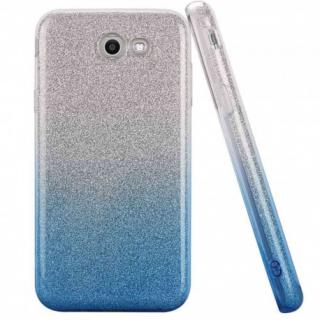 Nakładka GLITTER Huawei P30 srebrno-niebieska