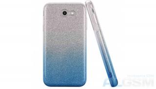 Nakładka GLITTER Samsung G960 S9 srebrno-niebieska