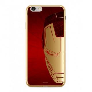 Nakładka nadruk iPhone 6/7/8 LUXURY CHROME MARVEL Iron Man013 złoty