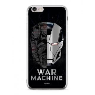 Nakładka nadruk iPhone X/XS LUXURY CHROME MARVEL War Machine 001 srebrny