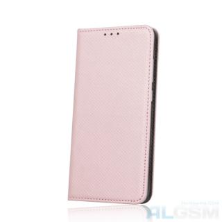 SMART MAGNET Samsung A7 2018/A750 różowo-złoty