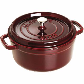 Garnek żeliwny okrągły Staub - 3.8 ltr, Grenadynowy