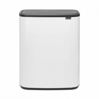 Kosz Brabantia Bo Touch Bin 2x30l biały