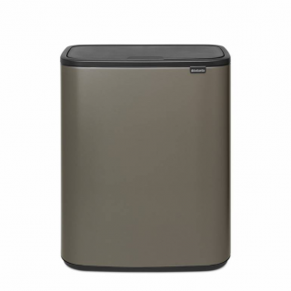 Kosz Brabantia Bo Touch Bin 2x30l platynowy