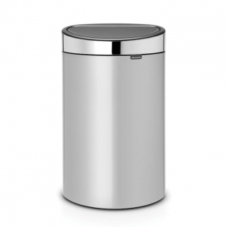 Kosz Brabantia Touch Bin 40l metaliczny szary