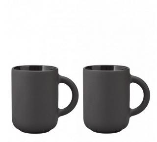 Kubki Stelton Theo Black 0.35 l 2 sztuki