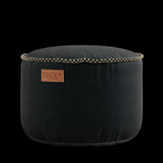 Pufa SACKit Canvas Pouf black