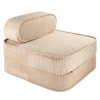 Rozkładany fotel dziecięcy Wigiwama Flip Chair Brown Sugar