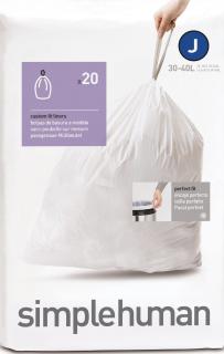 Worki na śmieci Simplehuman J 35-40l 20 sztuk