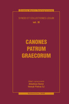 CANONES PATRUM GRAECORUM - Baron Arkadiusz, Pietras Henryk SJ