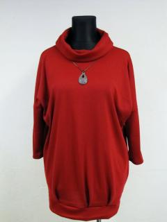 Tunika Agatha dresowa - sweter w stylu oversize