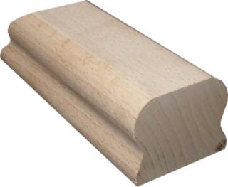 Poręcz drewniana buk  54/45   1mb.