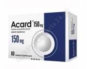Acard 150 mg tabl.dojelit. 0,15 g 60 tabl.