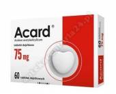 Acard tabl. 0.075g 60 sztuk - do 2 op kasetka na leki Gratis !!!