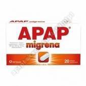 Apap Migrena tabl.powl. 250mg+250mg+65mg 20 tabl