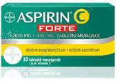 ASPIRIN C FORTE tabl.mus. 0,8g+0,48g 10tabletek musujących