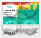 Calcium Teva z witaminą C w folii tabl.mus. 14 tabl