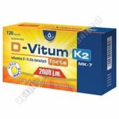 D-Vitum Forte 2000 j.m. K2 kaps. 120kaps.