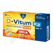 D-Vitum forte 2000 j.m. K2 kaps. 60kaps.