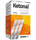Ketonal Active kaps.twarde 0,05 g 10 kaps.