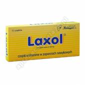 Laxol czop.doodbyt. 0,1 g 12 czop.