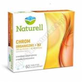 NATURELL Chrom Organiczny+B3  60 tabl do ssania