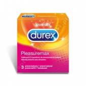 Prezerwat. DUREX PleasureMax nawil. 3 szt.