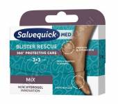Salvequick Blister Rescue plast. palce MIX 6 szt.