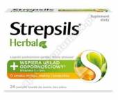 Strepsils Herbal o smaku miodu, melisy i propolisu 24 pastylki do ssania