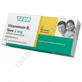 Vitaminum B2 Teva 3 mg 50 tabl.