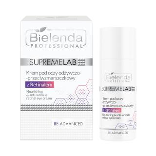 Bielenda Professional SupremeLab RE-ADVANCED Krem pod oczy odżywczo-przeciwzmarszczkowy z Retinalem 0,03% 15ml