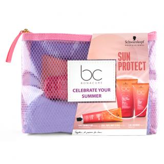 Schwarzkopf BC Sun Protect zestaw kosmetyków po opalaniu z ochroną UV 3w1 + gratis kosmetyczka
