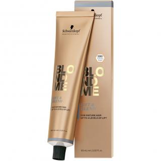 Schwarzkopf BlondMe LiftBlend krem rozjaśniający kryjący siwe, białe włosy 60ml