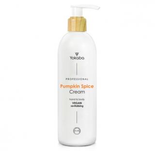 Yokaba PROFESSIONAL Pumpkin Spice handbody cream vegan revitalising Krem Do Rąk i Ciała Dyniowy 240ml