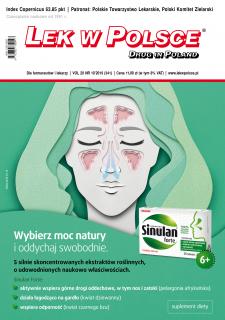 Lek w Polsce 2019/10 Czasopismo naukowe dla farmaceutów i lekarzy