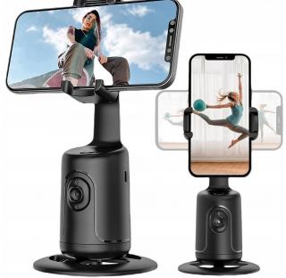UCHWYT DO TELEFONU OBROTOWY 360deg; STABILIZATOR STATYW ŚLEDZĄCY RUCH AI