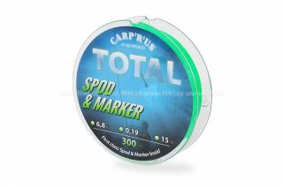 Cap'R'Us Total Spod/Marker Braid Fluo green 300m 0,19mm 6,8kg/15lb - plecionka do spoda