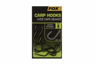 FOX - Carp Hooks Wide Gape Size 4 - Haki Karpiowe Haki Karpiowe