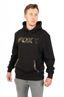 FOX - Light Weight Black Camo Print Pullover Hoody L - Bluza z kapturem Bluza z kapturem