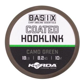Korda - Basix Coated Hooklink 18lb 10m - Plecionka przyponowa w otulinie Plecionka przyponowa w otulinie