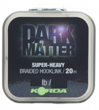 Korda - Dark Matter Braid Hooklink 30lb 20m - super ciężka plecionka przyponowa super ciężka plecionka przyponowa