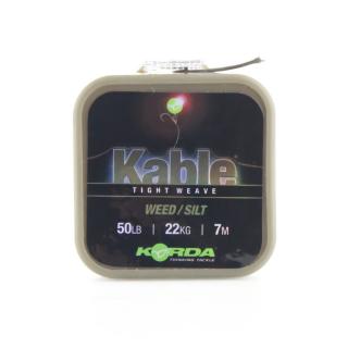 Korda Kable Tight Weave 7m Weed - leadcore leadcore