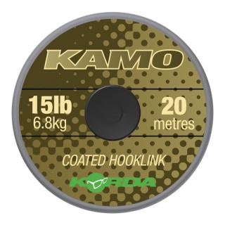 Korda - Kamo Coated Hooklink 15lb 20m - Plecionka w otulinie Plecionka w otulinie Korda Kamo Coated Hooklink 15lb 20m