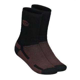 Korda - Kore Merino Wool Socks Black UK 10-12 EU 44/46 - Wełniane skarpety Wełniane skarpety Korda Kore Merino Wool Socks Black UK 10-12 EU 44/46